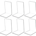 Produktbild: Acryl Buchstützen rutschfest transparent für Regal Schlafzimmer Bibliothek Bü...