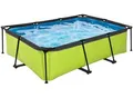 Produktbild: Framepool EXIT, grün, B:150cm H:65cm L:220cm, Schwimmbecken, BxLxH: 150x220x65 cm, mit Kartuschenfilter
