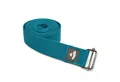 Produktbild: bodhi Yogamatte Yogagurt mit Schiebeschnalle ASANA BELT 2,5m, Metall petrol