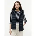 Produktbild: Tommy Hilfiger Steppweste LW PADDED GLOBAL STRIPE VEST (Global Serie TH WOMEN) abnehmbare Kapuze, Übergangsweste blau XXL (44)