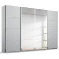 Produktbild: Schwebetürenschrank - seidengrau - 2 Spiegeltüren - 271 cm