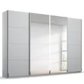 Produktbild: Schwebetürenschrank - seidengrau - 2 Spiegeltüren - 271 cm Kleiderschrank