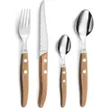Produktbild: Lou Laguiole 24-tlg. Besteckset CANOPÉE - Braun