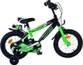 Produktbild: Volare Sportivo Kinderfahrrad - Jungen - 14 Zoll - Grün Schwarz - Zwei Handbremsen