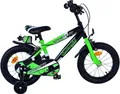 Produktbild: Volare Sportivo Kinderfahrrad - Jungen - 14 Zoll - Grün Schwarz - Zwei Handbrems