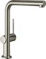 Produktbild: hansgrohe Talis M54 - Küchenarmatur mit Brause ausziehbar, 1 Stahlart, Wasserhahn Küche mit Auslaufhöhe 270 mm, Mischbatterie Küche 360° schwenkbar, Edelstahl Finish, 72808800