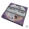 Produktbild: KISS imPRESS Press-On Falsies EASY TAB selbstklebende Wimpern, Schwarz, 'Authent