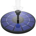 Produktbild: 35W Solar Springbrunnen Solar Teichpumpe mit Solar Panel Eingebaute Batterie ...