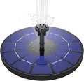 Produktbild: AISITIN Solar Springbrunnen Teichpumpe 6 Fontänenstile Garten Teich 3,5 Watt