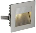 Produktbild: SLV FRAME CURVE LED Einbauleuchte, 3000K, eckig, silbergrau, inkl. Blattfedern (111292)