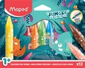 Produktbild: Maped Wachsmalstift JUNGLE fever JUMBO 12er Kartonetui