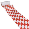 Produktbild: JUNOPAX Papier Tischläufer 50m x 0,20m Raute rot-weiß
