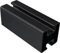 Produktbild: 4 Stab Montageschiene 40x40 schwarz je 1,2m Solarmodul Befestigungsschiene Module Profil Aluminium Nut PV Solarschiene Profil Panel Halterung