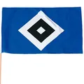 Produktbild: HSV Hamburger SV Stockfahne HSV Logo Raute Fahne Flagge 60 x 40 HSV Fanartikel