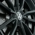 Produktbild: Dynamische Nabenkappen VW m. stehendem Logo im Fahrbetrieb 000071213D Deckel