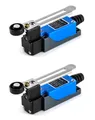 Produktbild: ® Endschalter, 2 Stück ME8108 Einstellbarer RollenhebelarmEndschalter, NC + N...