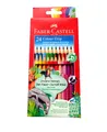 Produktbild: 24er Etui FABER CASTELL Dreikant Buntstifte Colour GRIP