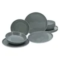 Produktbild: CreaTable 16735 Chef Collection GRAU Geschirrset Tafelservice 12 tlg. Tellerset