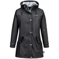 Produktbild: Schietwetter Regenjacke Damen Regenjacke Landratte Mimi verschweißte Nähte schwarz 44
