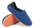 Produktbild: Gottstein Filzhausschuh Wool Slip-On für Damen & Herren - aus 100% Schurwolle Midnight/orange, 38