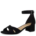 Produktbild: Tamaris Damen Sandalette mit Blockabsatz, schwarz, 41 EU