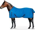 Produktbild: Equinate wasserdichte Regendecke Springfield mit Fleeceinnenfutter 125cm Cobalt