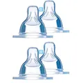 Produktbild: MAM Sauger 0 Gr. 0 feinste Sauglochgröße 4er Pack // speziell für Früh- und Neugeborene // ideal für Muttermilch & Pre-Nahrung