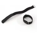 Produktbild: ADAM HALL Kabelbinder mit Klettverschluss und Metallring (Breite: 20,0mm | Länge: 20,0cm) - schwarz