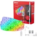 Produktbild: Brilo LED-Strip Magic RGB Dynamischer Farbwechsel Musiksensor Fernbedienung 3 m