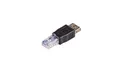 Produktbild: Adapter Akyga AK-AD-27 USB A (f) / RJ45 (m)