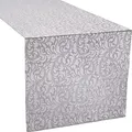 Produktbild: Erwin Müller Tischwäsche, Tischläufer Uni, Serie Hamm Silber Größe 40x170 cm - mit hochwertigem Kuvertsaum und Fleckschutz ausgerüstet