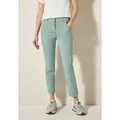 Produktbild: 5-Pocket-Hose CECIL, Damen, Gr. 29, Länge 28, grün (matcha grün), Web, 98% Baumwolle, 2% Elasthan, unifarben, straight fit normal, Hosen 5-Pocket-Hose, High Waist