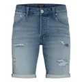 Produktbild: JACK & JONES Herren Kurze Hose Jeans-Shorts JJIRick JJIcon, Farbe:Blau, Artikel:-Blue Denim, Größe:S