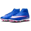 Produktbild: Nike ZM SUPERFLY 10 ACAD FG/MG Fußballschuh Außensohle für Rasenplätze und für feste Böden blau 41 EU