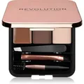 Produktbild: Makeup Revolution Brow Sculpt Kit Set für perfekte Augenbrauen Farbton Medium 2.2 g
