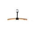 Produktbild: eaglefit - Premium Klimmzugstange Holz nur mit Seil & Karabiner für Outdoor & Zuhause wetterfest, 60 cm Klimmzug Stange ergonomisch gebogen für Deckenmontage - Pull-Up Bar für frei hängende Klimmzüge