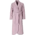 Produktbild: Vossen Damenbademantel Catania, ideal für Sauna & Spa, Hotelbademantel, Morgenmantel, Langform, Waffelpiqué, Schalkragen, Gürtel rot XS