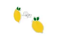 Produktbild: Monkimau Ohrring-Set Zitrone Kinder Ohrringe 925 Silber Ohrstecker, Hypoallergen