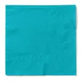 Produktbild: MANK Serviette in AQUABLAU aus 3-lagigem Tissue, 33x33 cm, 1/4 Falz, 100 Stück, elegante Papierservietten für Gastronomie, Bar, Restaurant & Events