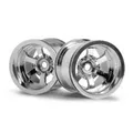 Produktbild: HPI H3087 Scorch 6-Spoke Wheel Shiny Chrome (55X50Mm/2Pcs)