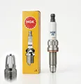 Produktbild: 1x NGK ZKBR7A-HTU 3-Elektroden Zündkerze Ersetzt Bosch 0242140560 für BMW E60 E6