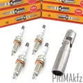 Produktbild: 4x NGK Zündkerzen ZKBR7AHTU + Zündkerzenschlüssel für BMW E81 E90 E91 E93 E60
