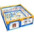 Produktbild: Laufgitter 200x180 cm Baby faltbar Babyabsperrgitter Spielgitter Krabbelgitter