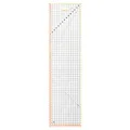 Produktbild: Fiskars Patchwork-Lineal, 15 x 60 cm, Hervorgehobene 1-cm-Nahtzugabe, Unterbrochene Halbzentimeter-Rasterlinien, Winkel-Linien, PET-Kunststoff, 1066360
