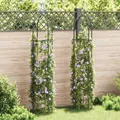 Produktbild: Rosenbogen Rankhilfe Kletterhilfe 2er Set 190cm Metall Rosenspalier Torbogen
