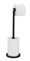 Produktbild: WENKO Stand Toilettenpapierhalter Klopapierhalter Rollenhalter Bad Toilette Klo