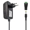 Produktbild: Tesfish 24V 2A Netzteil Transformator 48W Adapter 5.5 x 2.1/2.5mm für CCTV, Kamera, Router, LED Streifen Licht