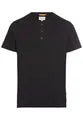 Produktbild: camel active Herren Henley T-Shirt mit Knopfleiste Schwarz, Menswear-M