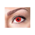 Produktbild: Feiermeier - One Week Kontaktlinsen Motivlinsen | ohne Sehstärke - Wochenlinse | Motivwahl für Halloween und als Party Zubehör sehr gruselig (Roter Teufel, Einheitsgröße, 0, Dioptrien)
