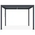 Produktbild: Cazeboo Pergola, Grau, Metall, Rechteckig, 259x218x259 cm, Sonnen- & Sichtschutz, Pavillons & Pergolas, Pergolas